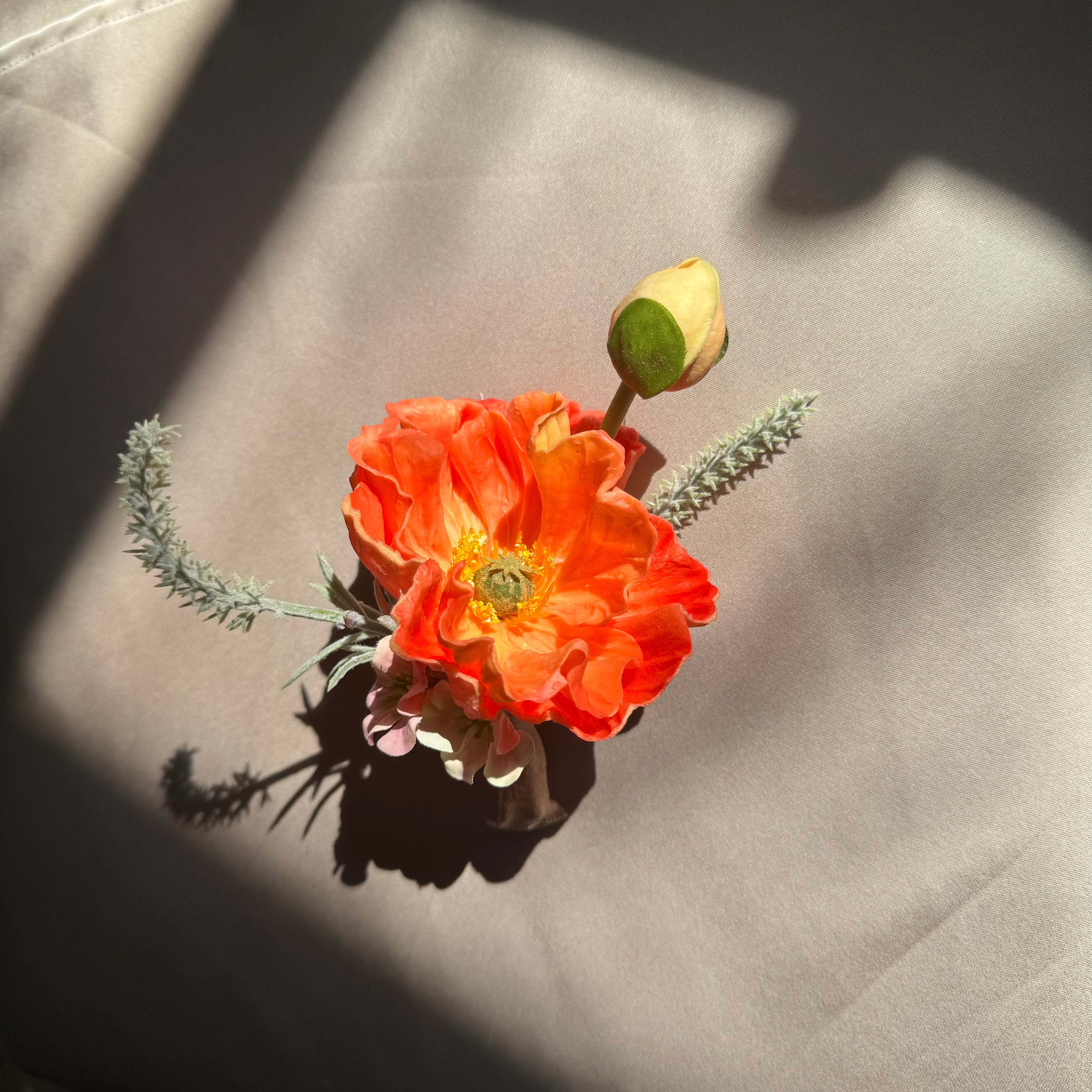 Sunset Dreams - Buttonholes & Pocket flowers (3 styles)