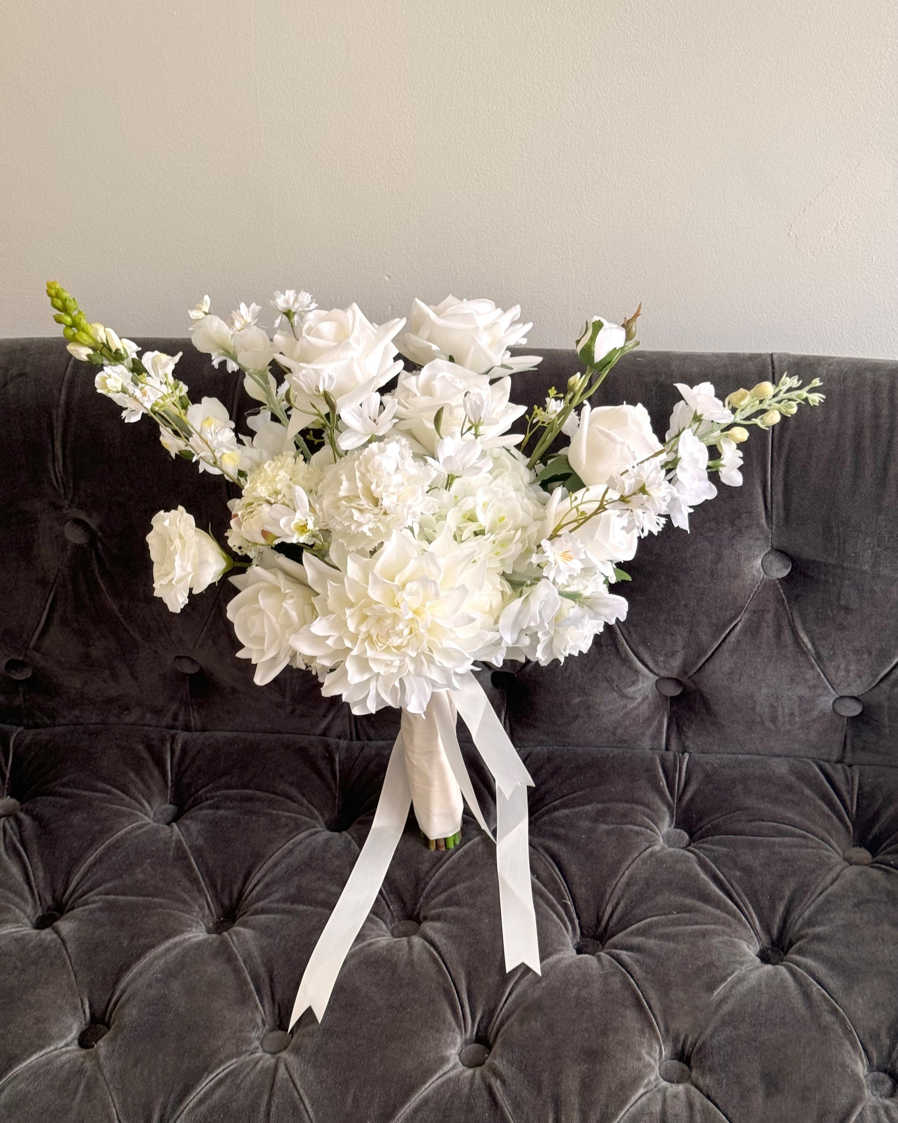 White Collection - Garden Bridal Bouquet