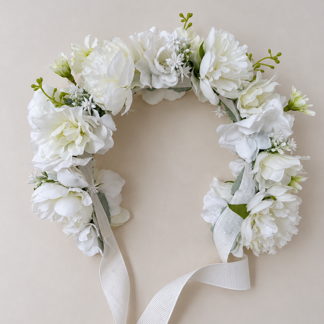 White Collection - Flower Crown