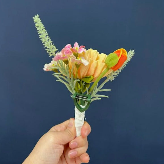 Sunset Dreams - Buttonholes & Pocket flowers (3 styles)