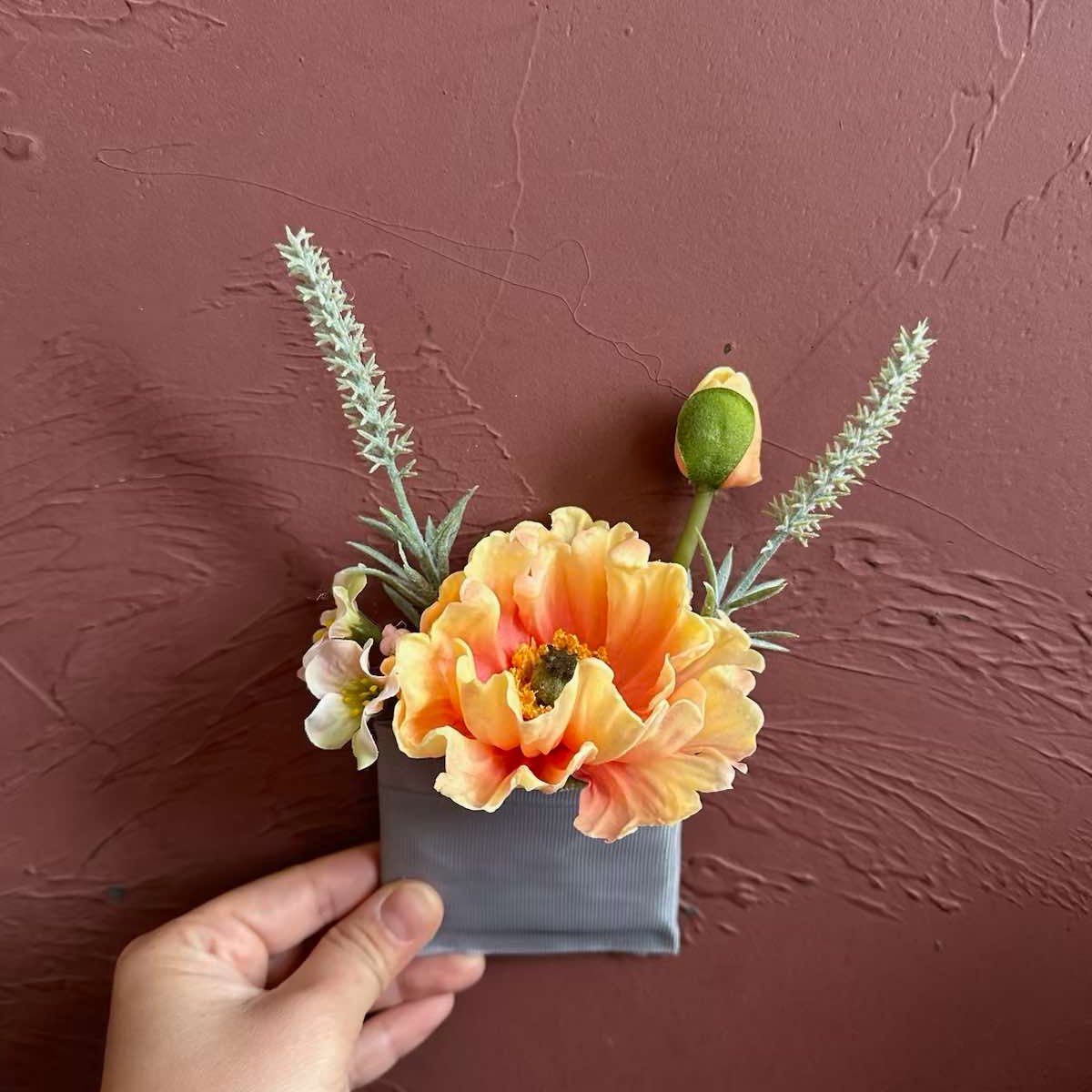 Sunset Dreams - Buttonholes & Pocket flowers (3 styles)