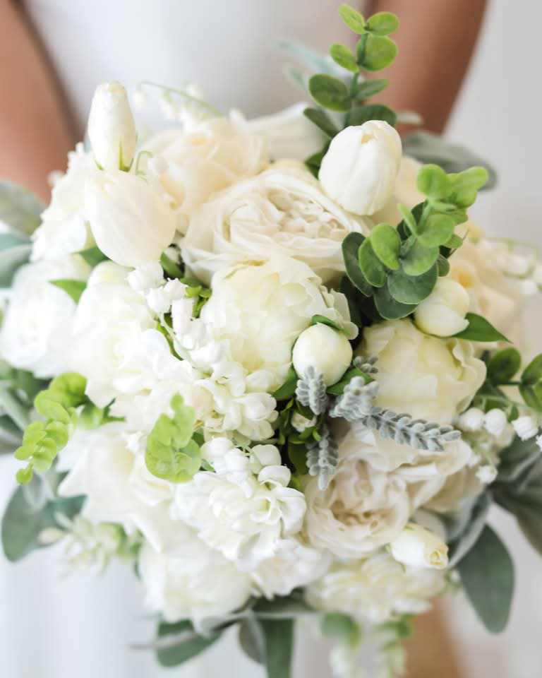 White & Greenery Bouquets (3 sizes)