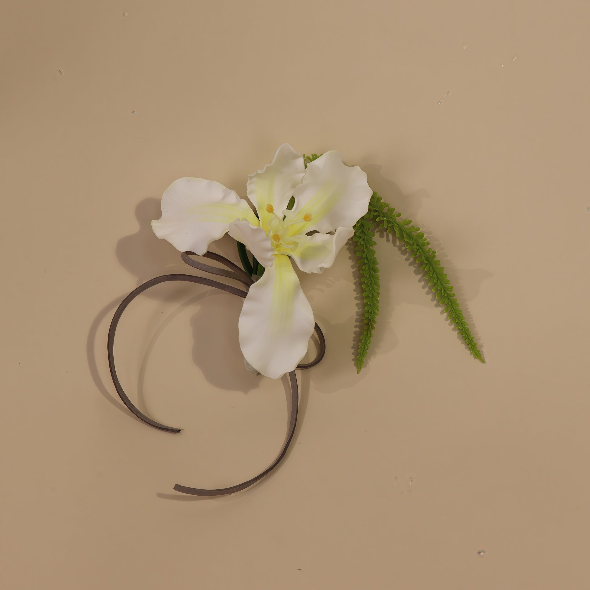 Burgundy Desire - Buttonhole (orchid + amaranth)