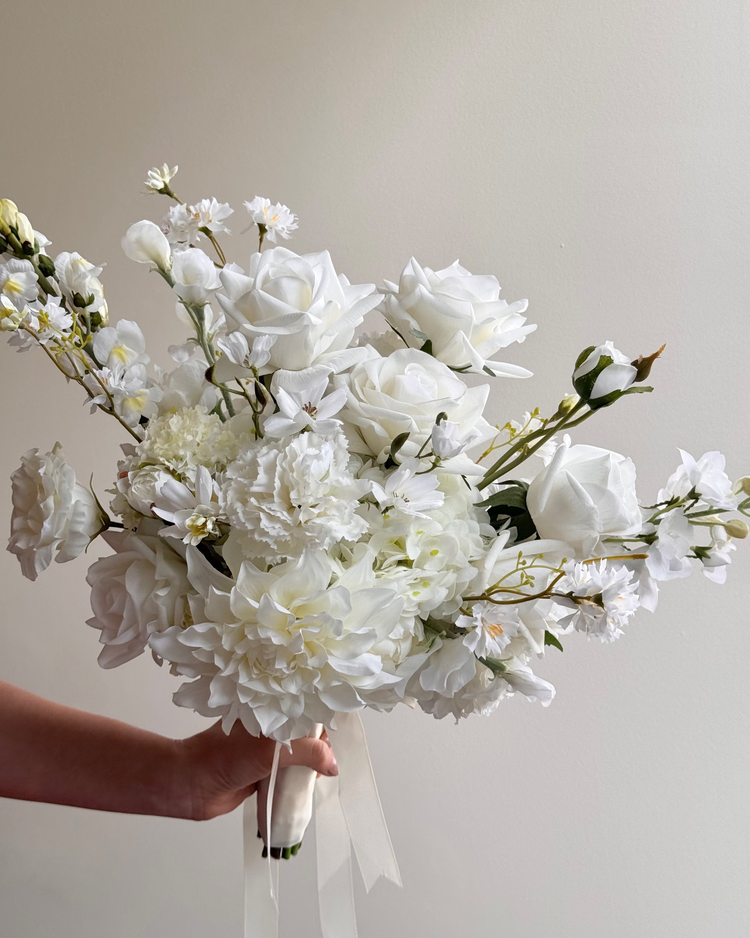 White Collection - Garden Bridal Bouquet
