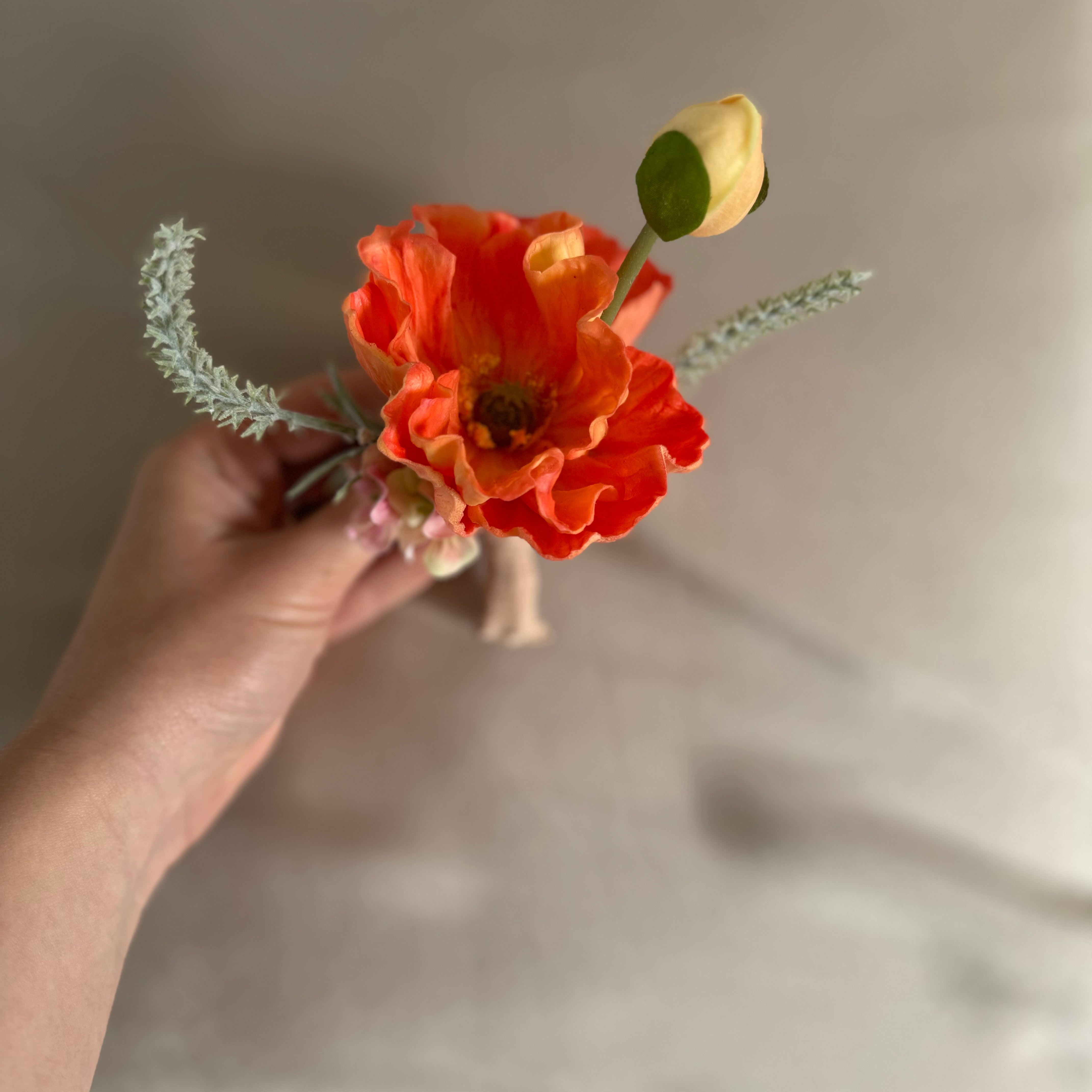 Sunset Dreams - Buttonholes & Pocket flowers (3 styles)