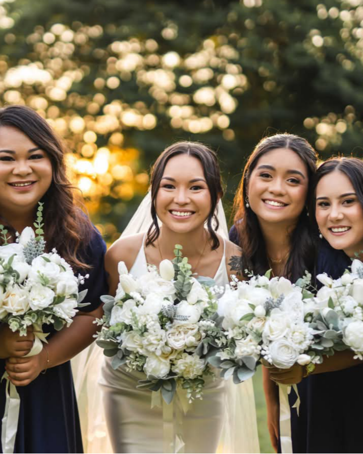 White & Greenery Bouquets (3 sizes)