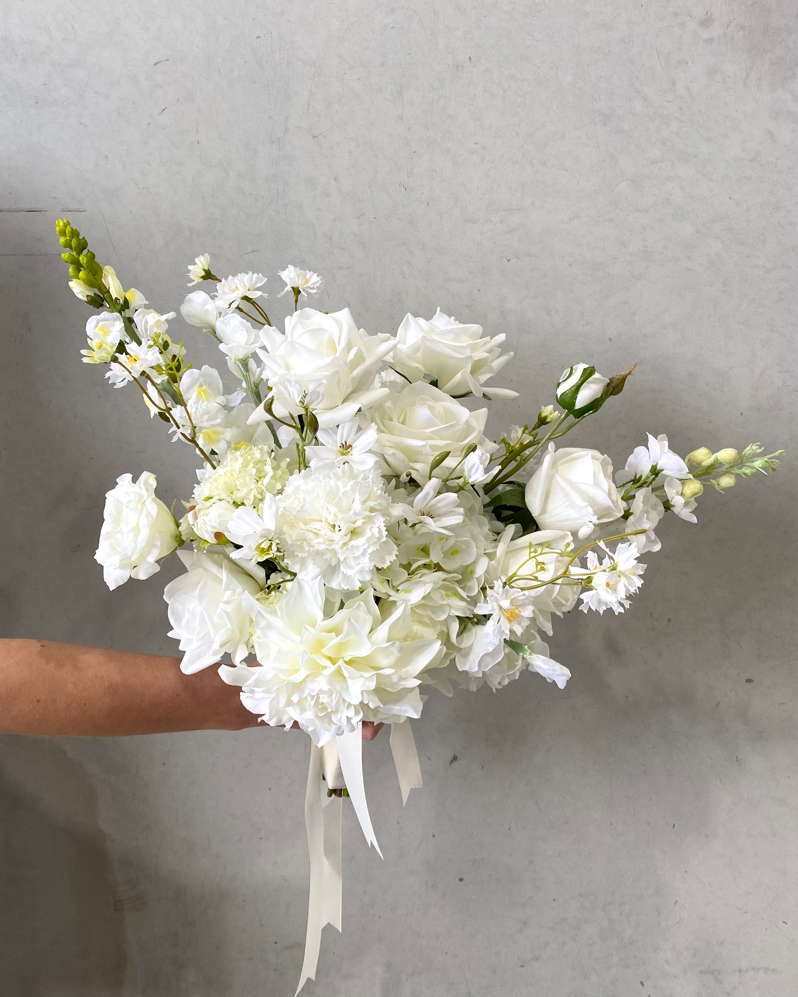 White Collection - Garden Bridal Bouquet