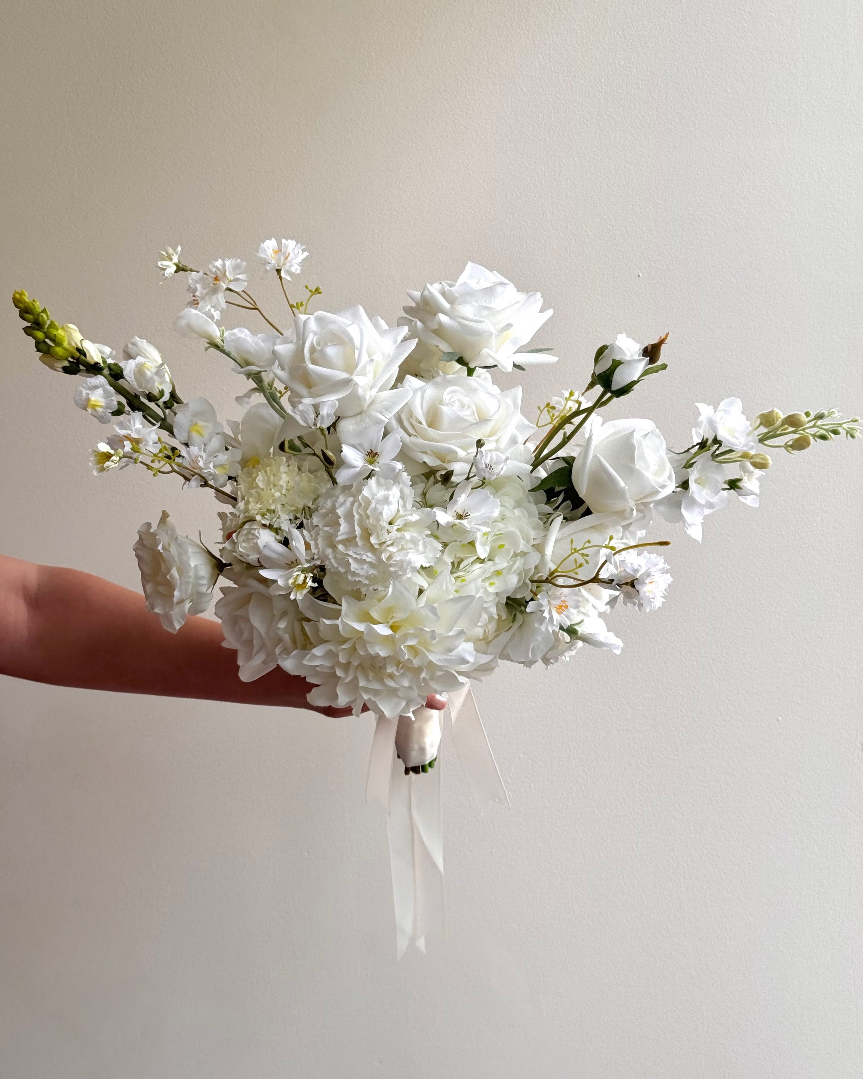 White Collection - Garden Bridal Bouquet