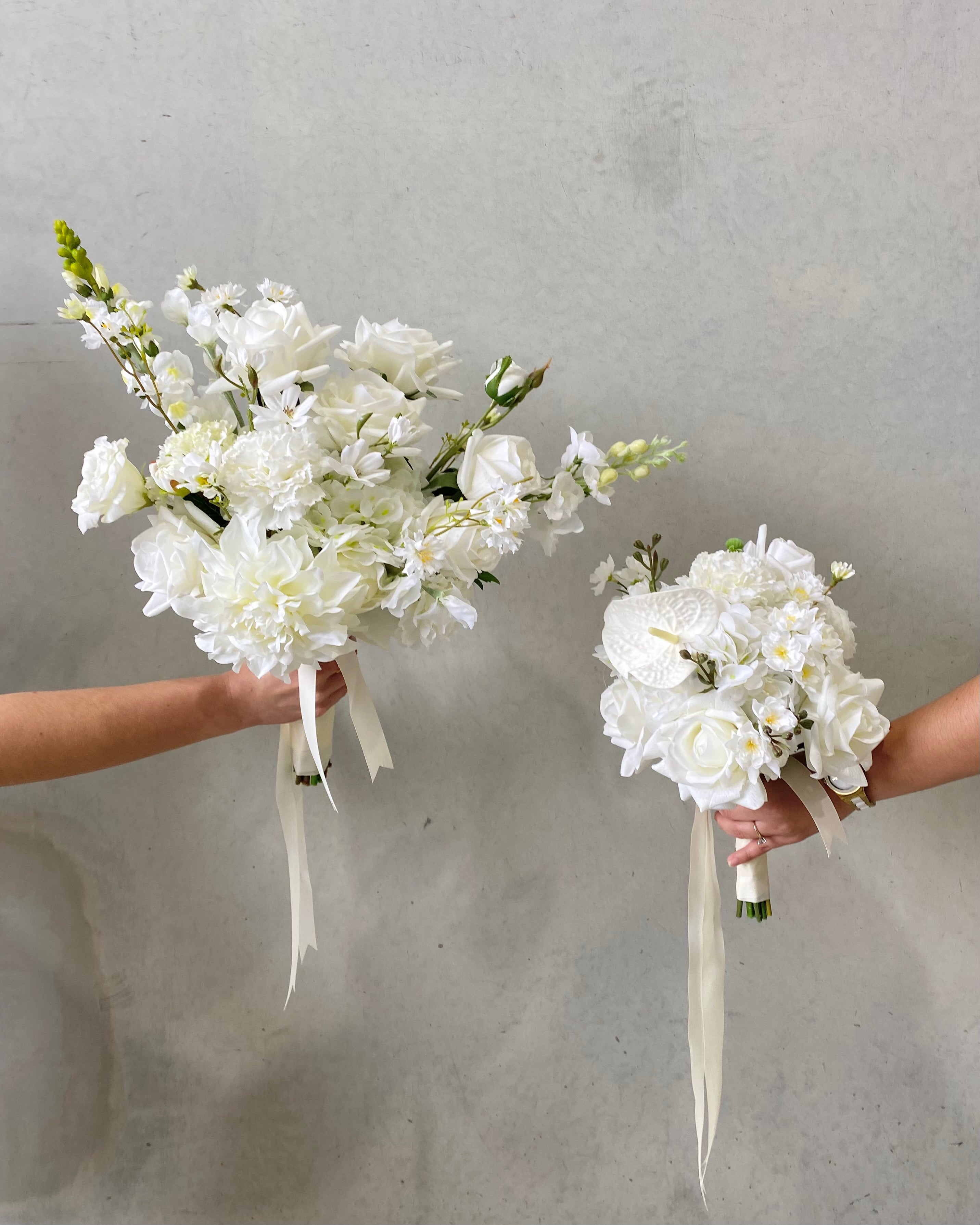 White Collection - Garden Bridal Bouquet