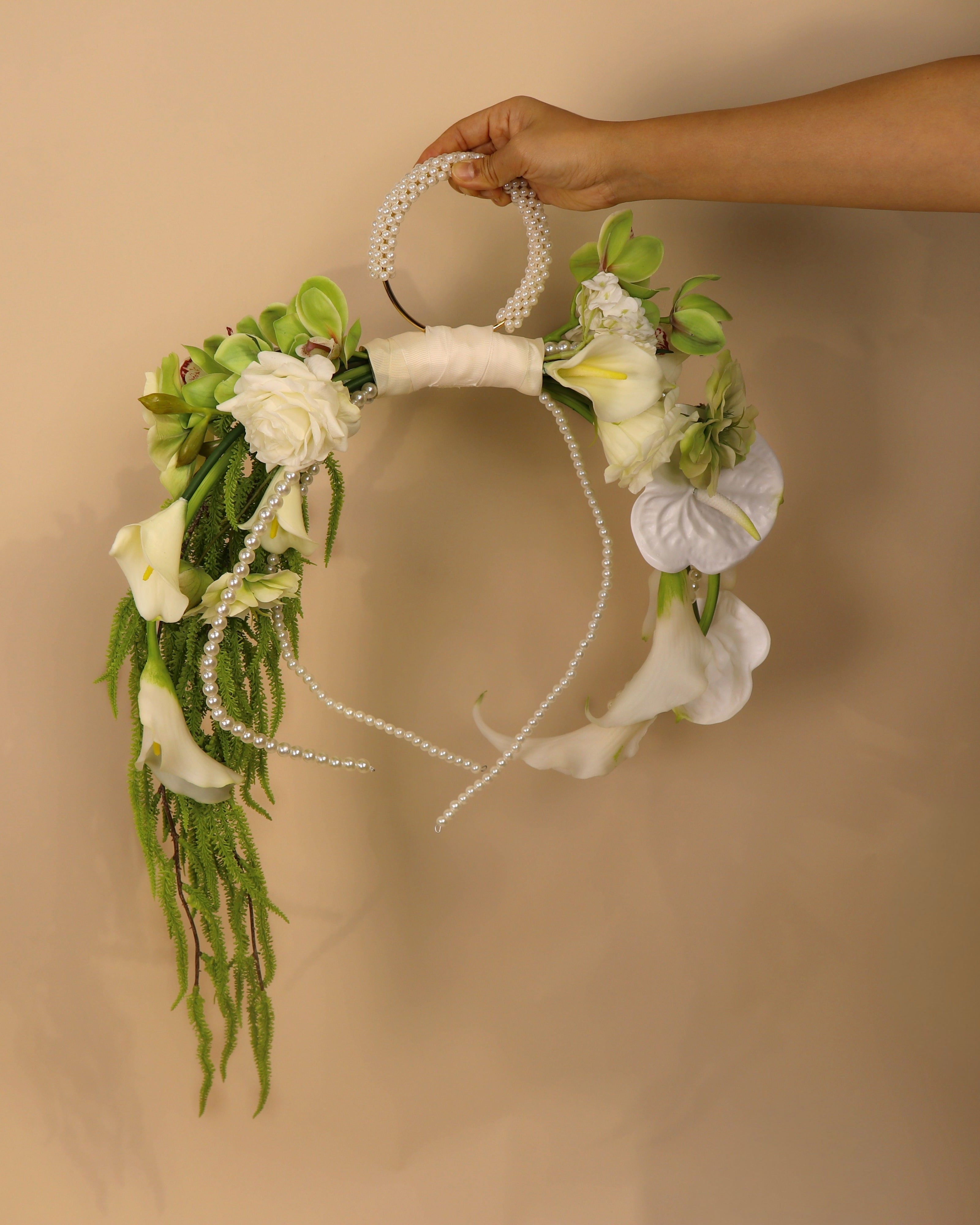 Greenstone Forest - Handbag Bridal Bouquet (Standard Size)