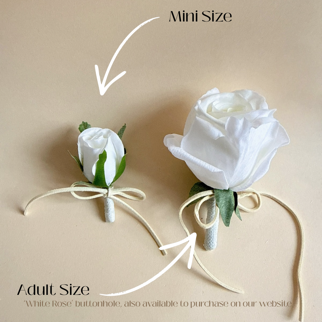 Mini Rose - Buttonhole (for ages 0-7)