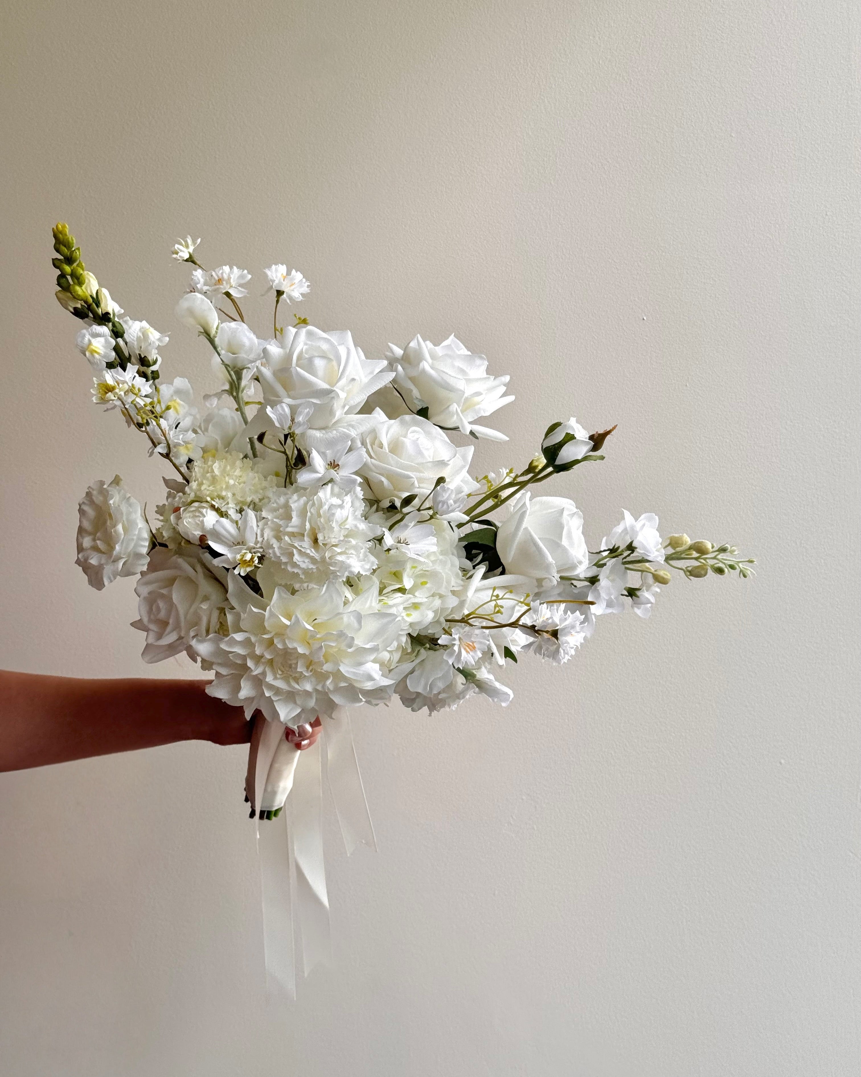 White Collection - Garden Bridal Bouquet