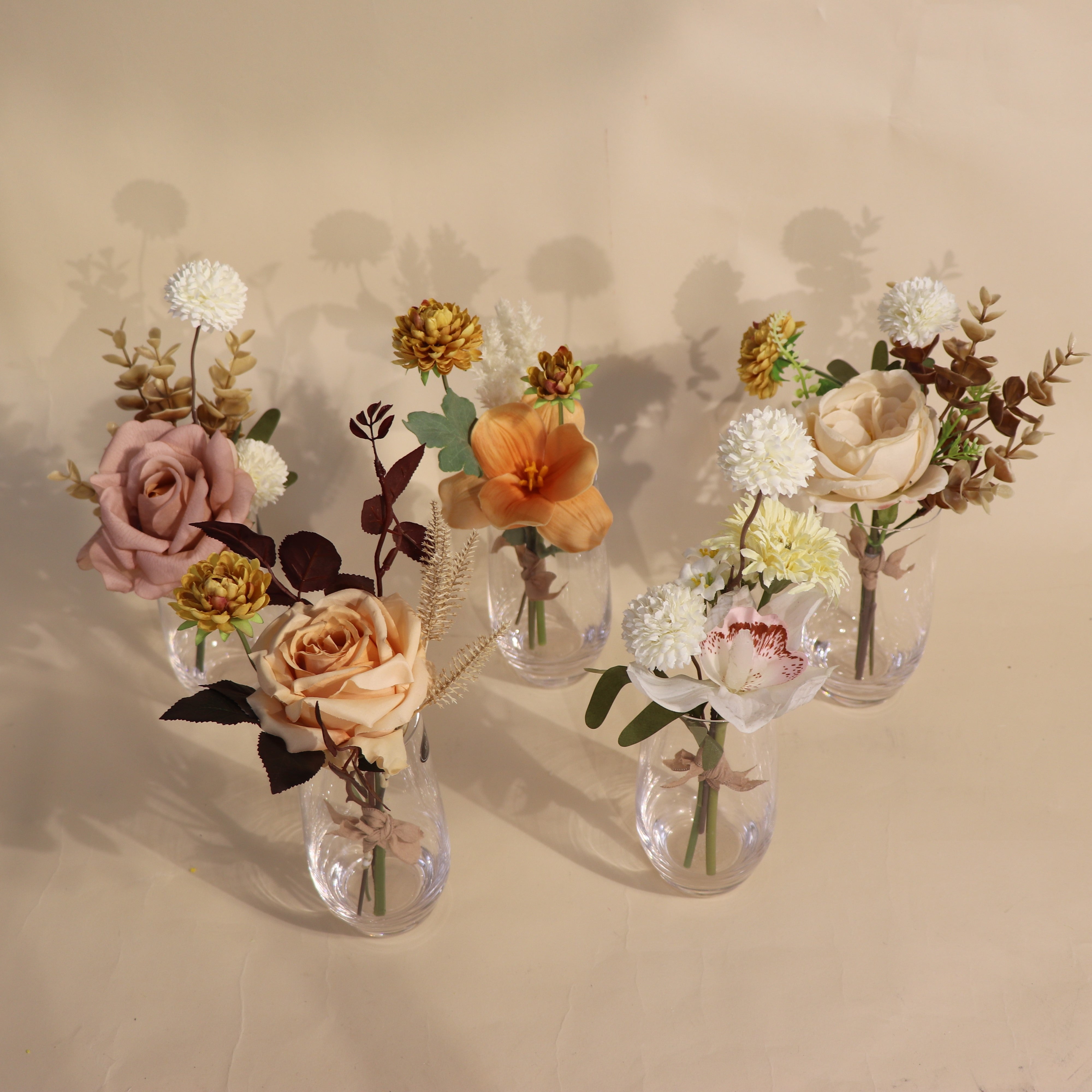 Rustic Cream Assortment - Vase Flowers