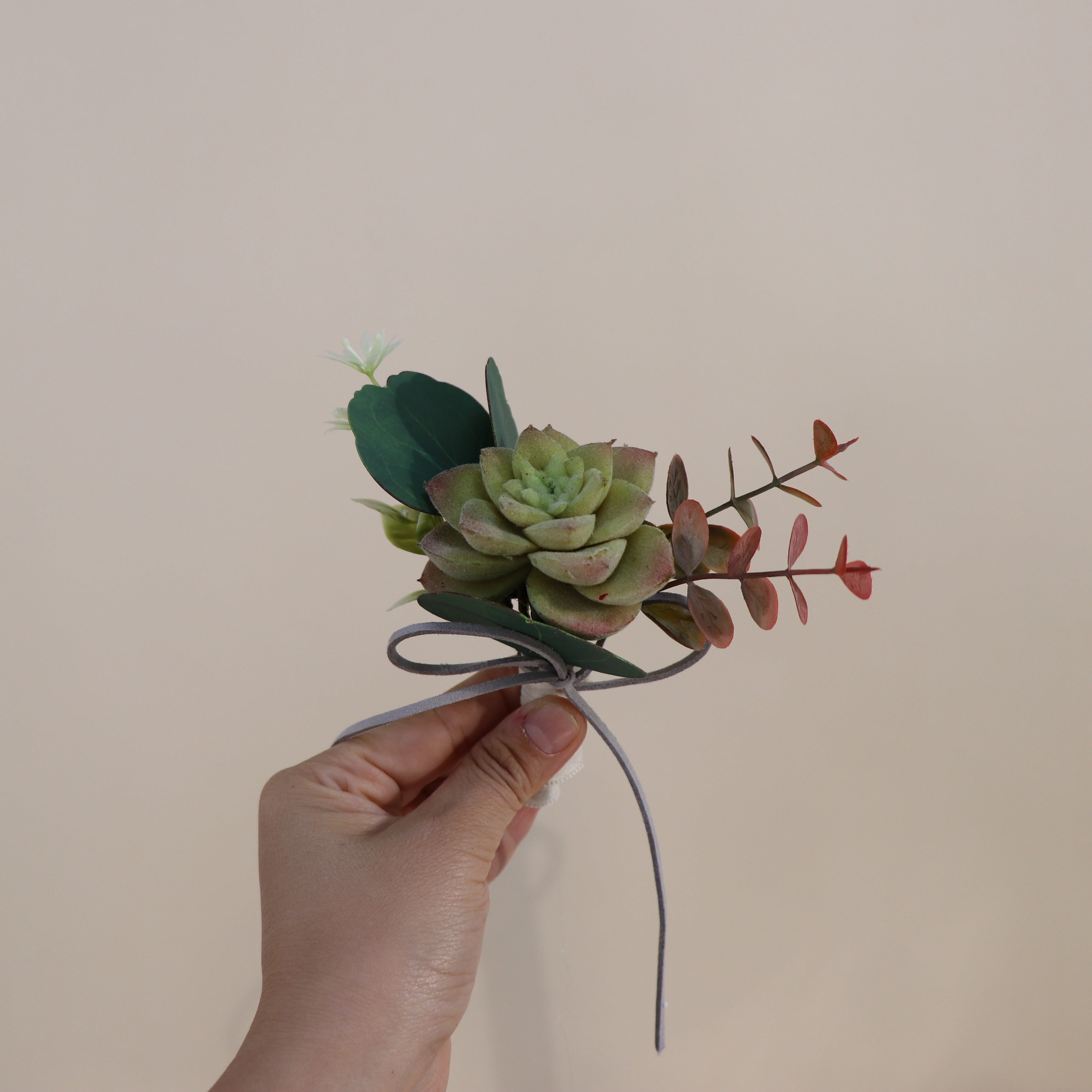 Neutral Protea Natives - Buttonhole