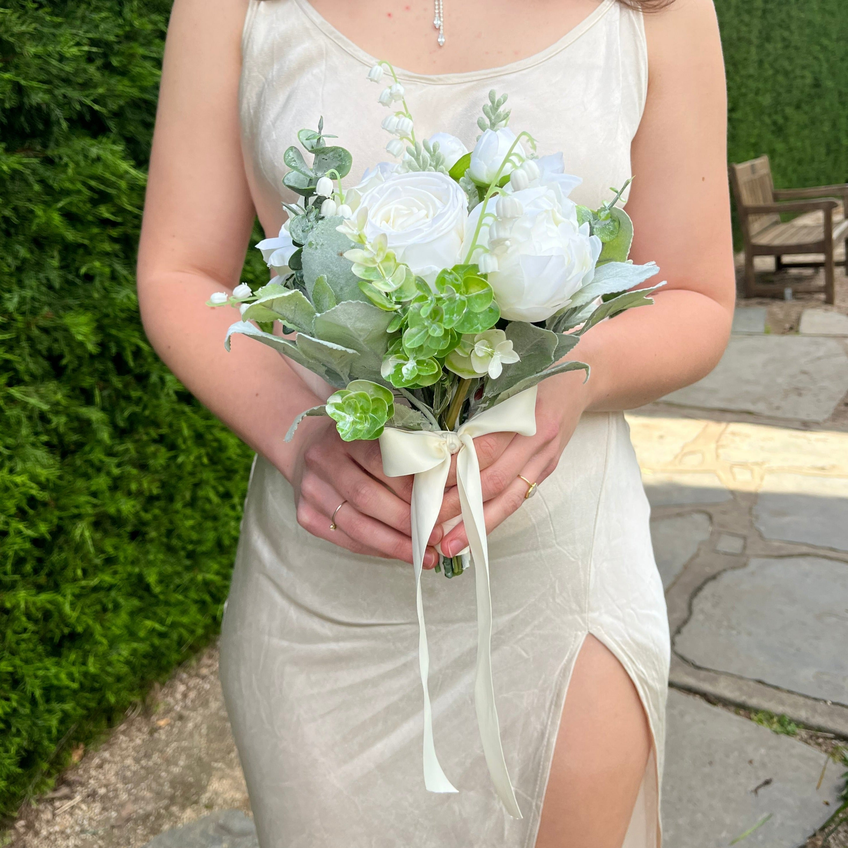 White & Greenery Bouquets (3 sizes)