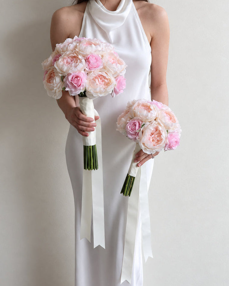 Pink peony bouquet