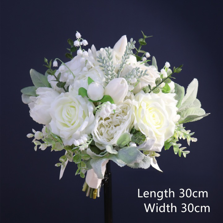 White & Greenery Bouquets (3 sizes)