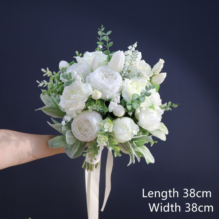 White & Greenery Bouquets (3 sizes)