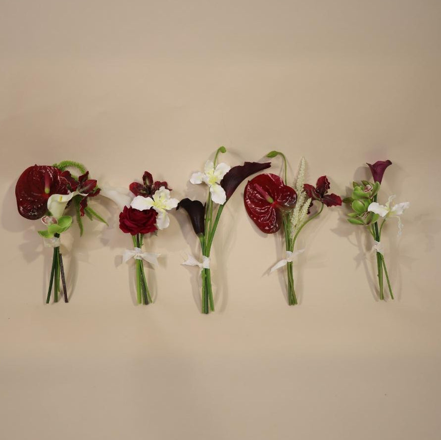 Burgundy Desire - Vase Flowers (5 options)