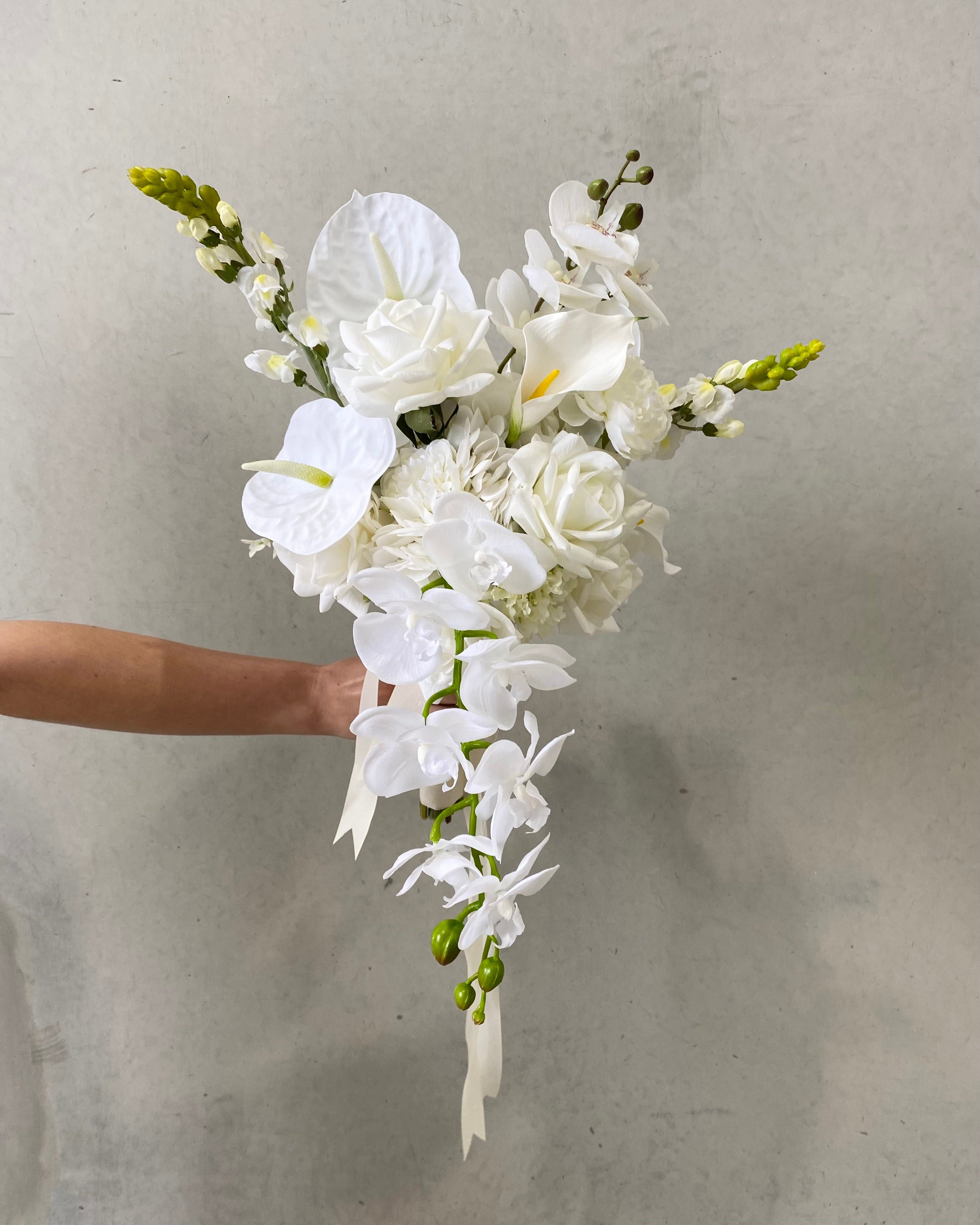 White Collection - Editorial Bridal Bouquet