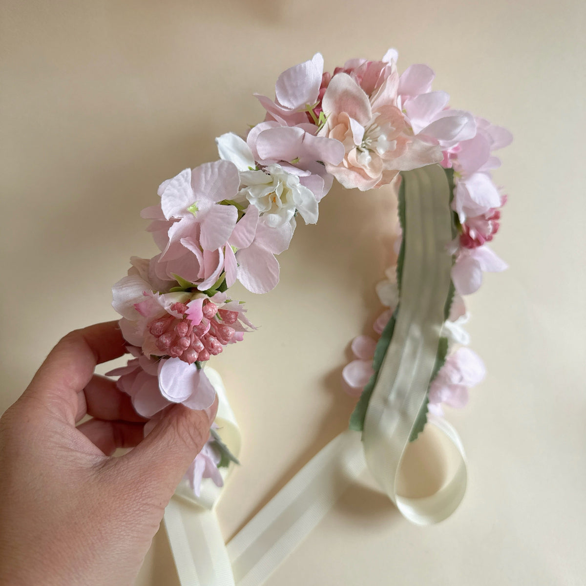 Blush Pink  - Flower Crown