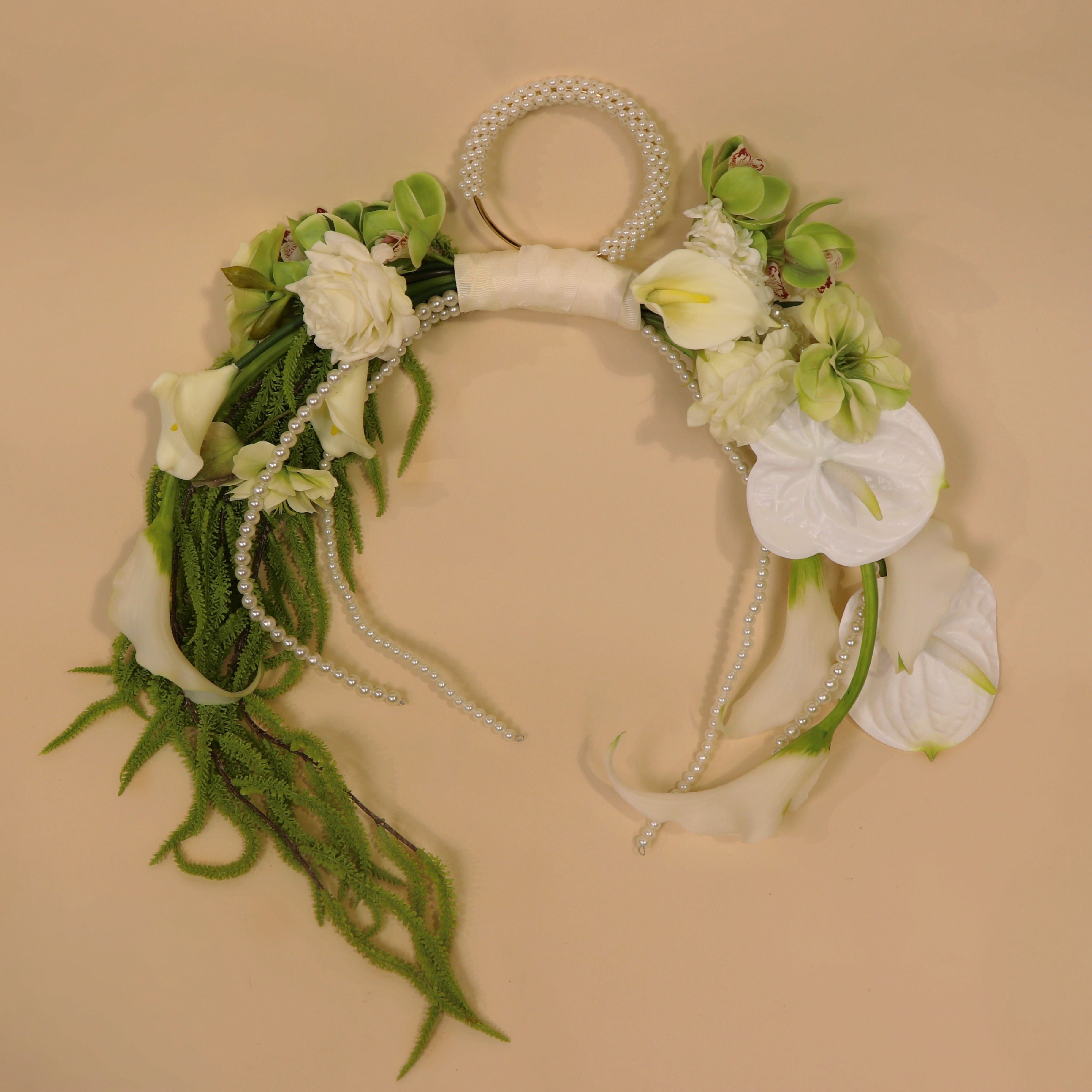 Greenstone Forest - Handbag Bridal Bouquet (Standard Size)