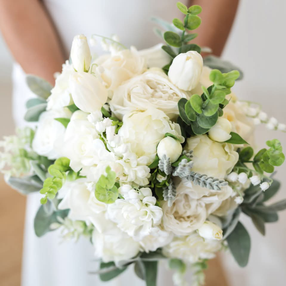 White & Greenery Bouquets (3 sizes)