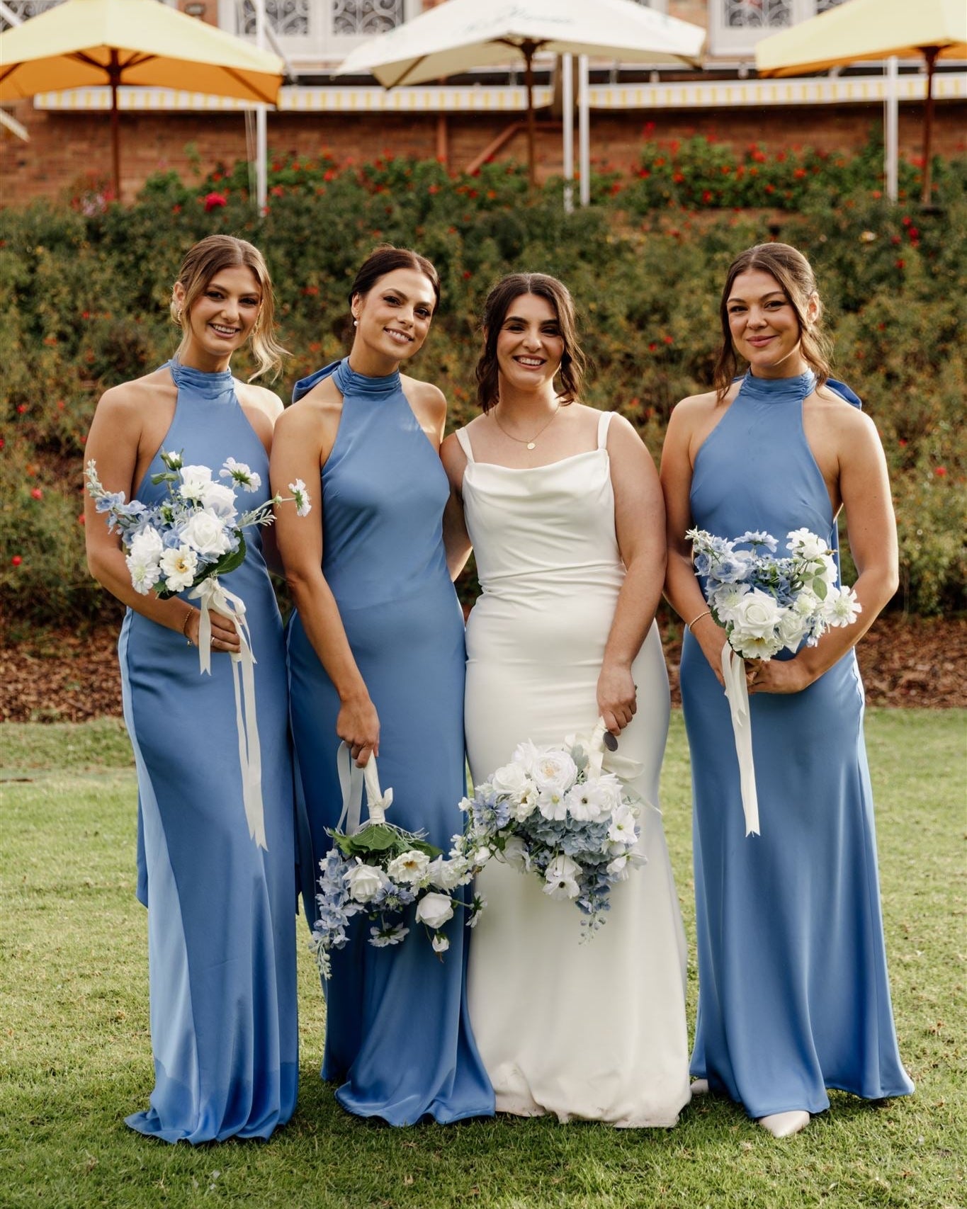 Blue Butterfly Bouquets (3 sizes)