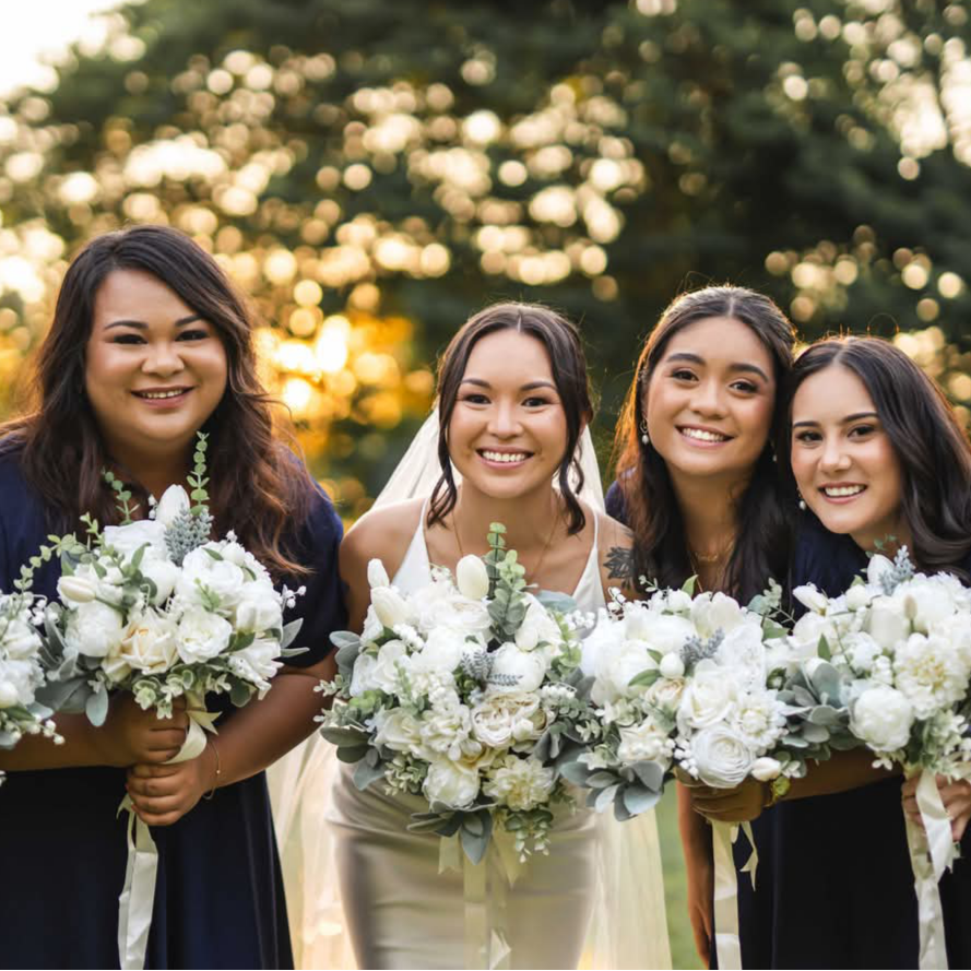 White & Greenery Bouquets (3 sizes)