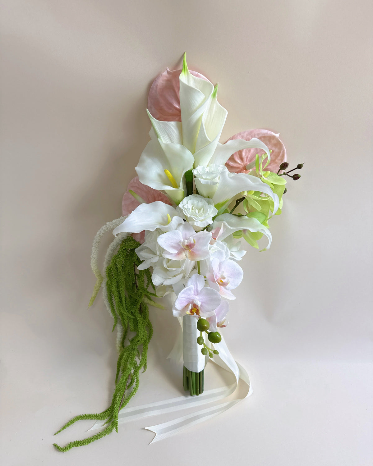 Chic Calla Lily (Pink + Green) - Bouquets (2 sizes)
