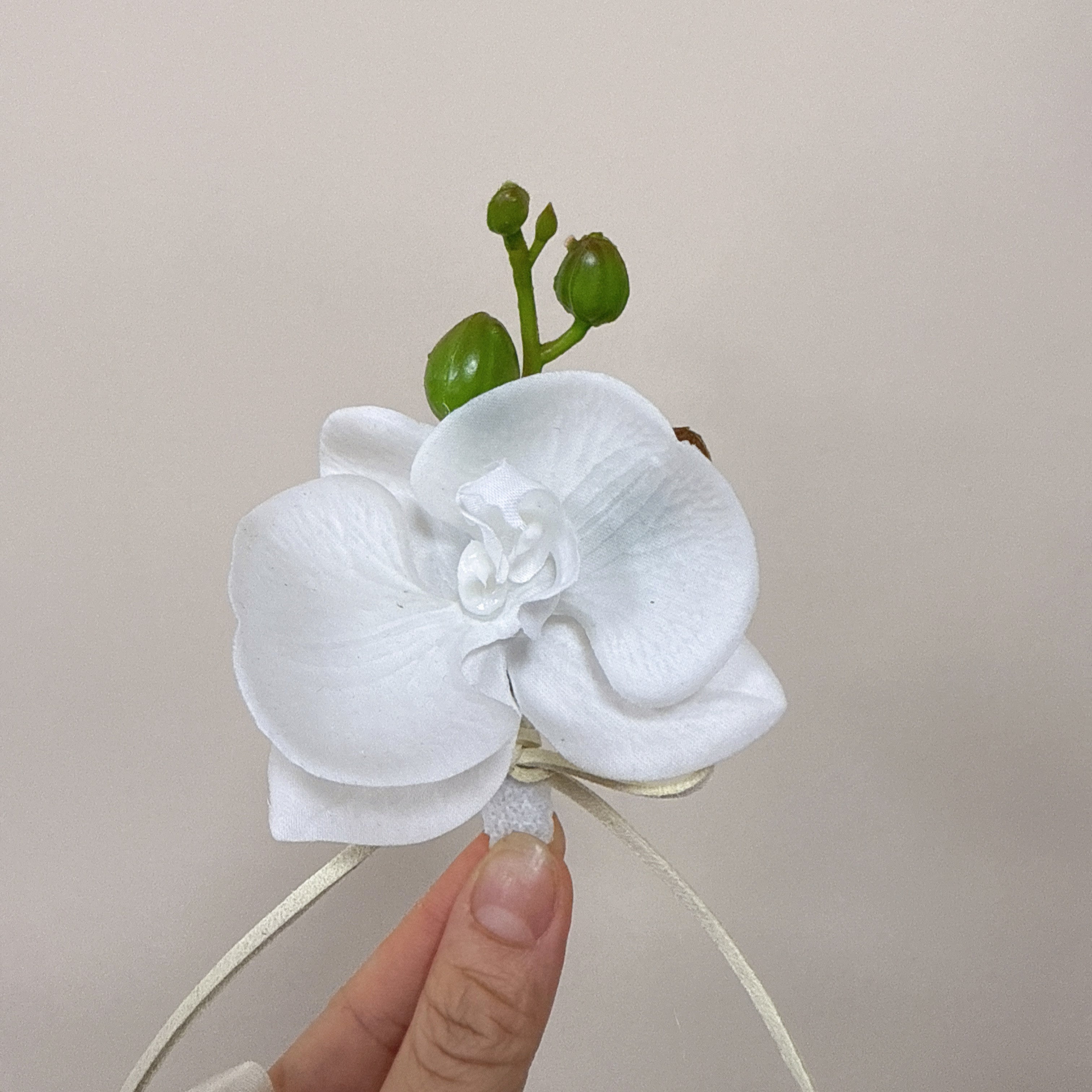 White Orchid - Buttonhole