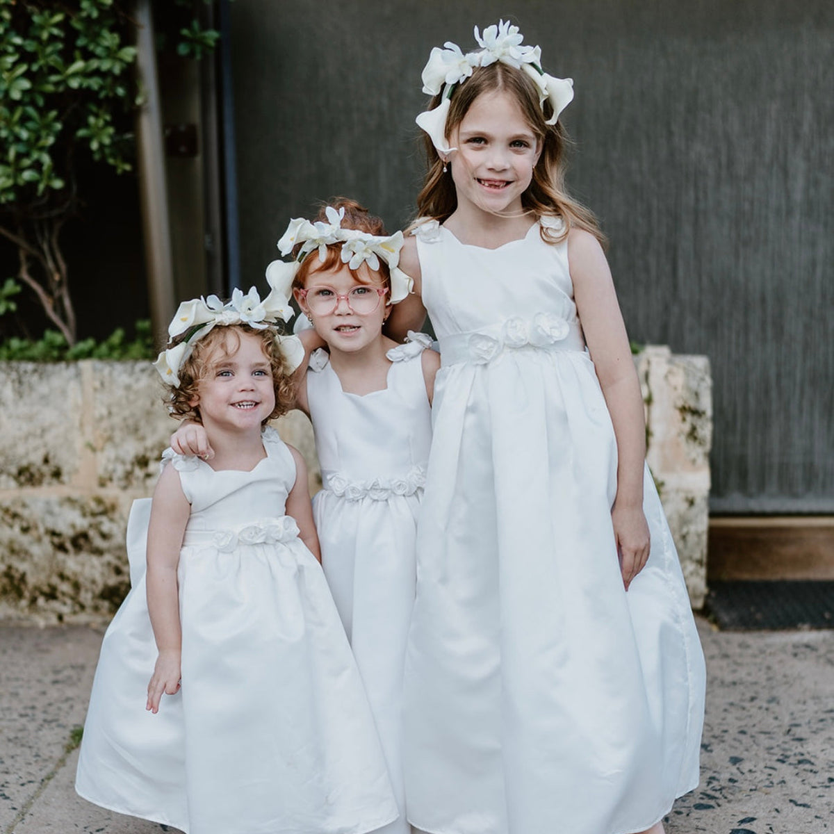 Elegant calla lily flower crown 