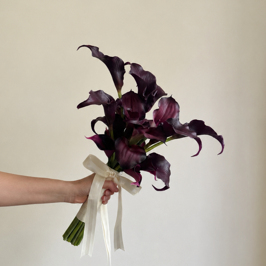 Burgundy Calla Lily - Bouquets (3 sizes)(NEW)