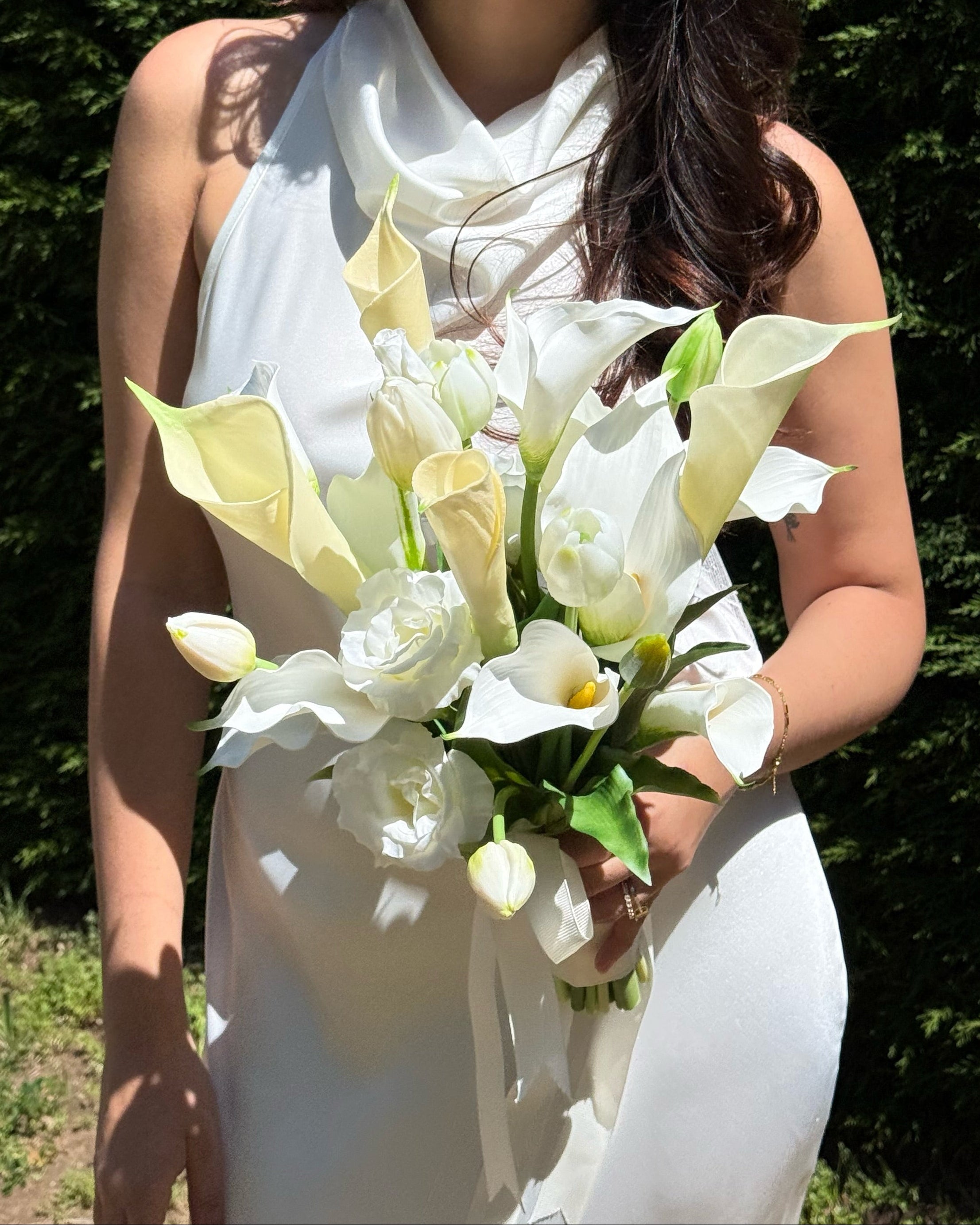 peace lily wedding bouquets Classic Calla Lily