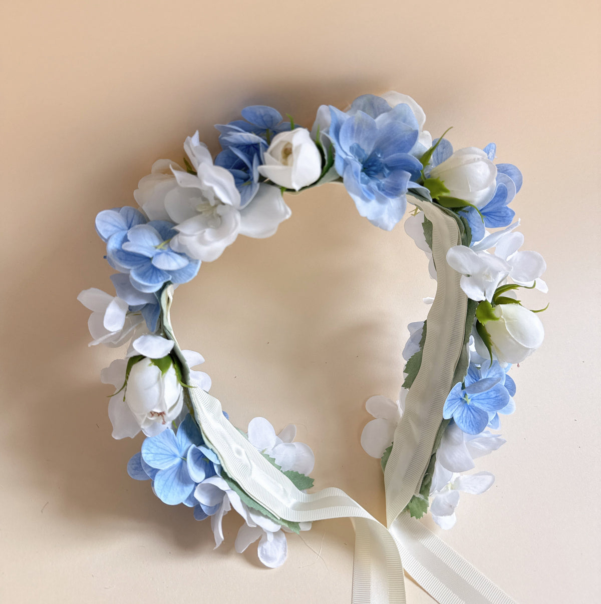 Blue Butterfly - Flower Crown