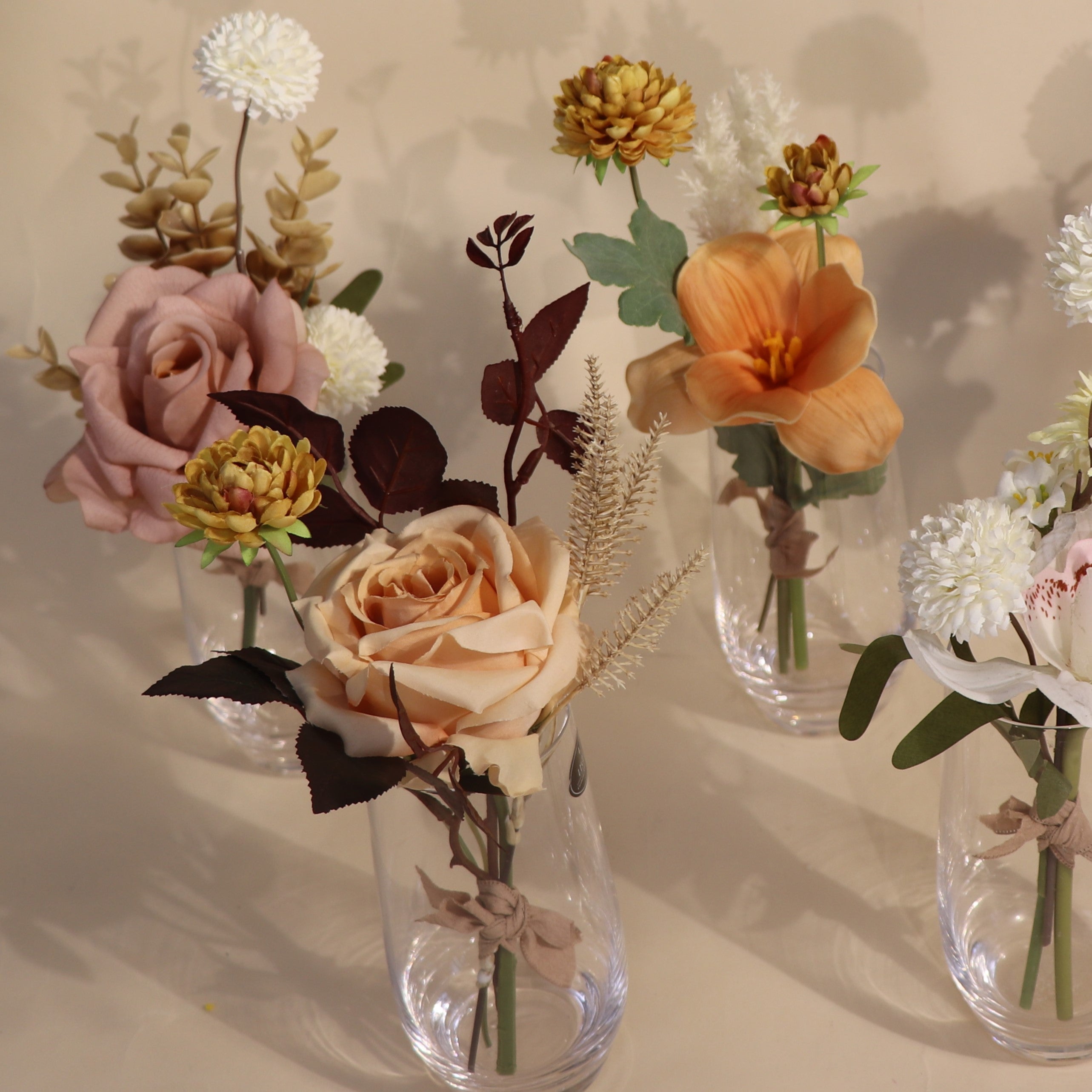Rustic Cream Assortment - Vase Flowers