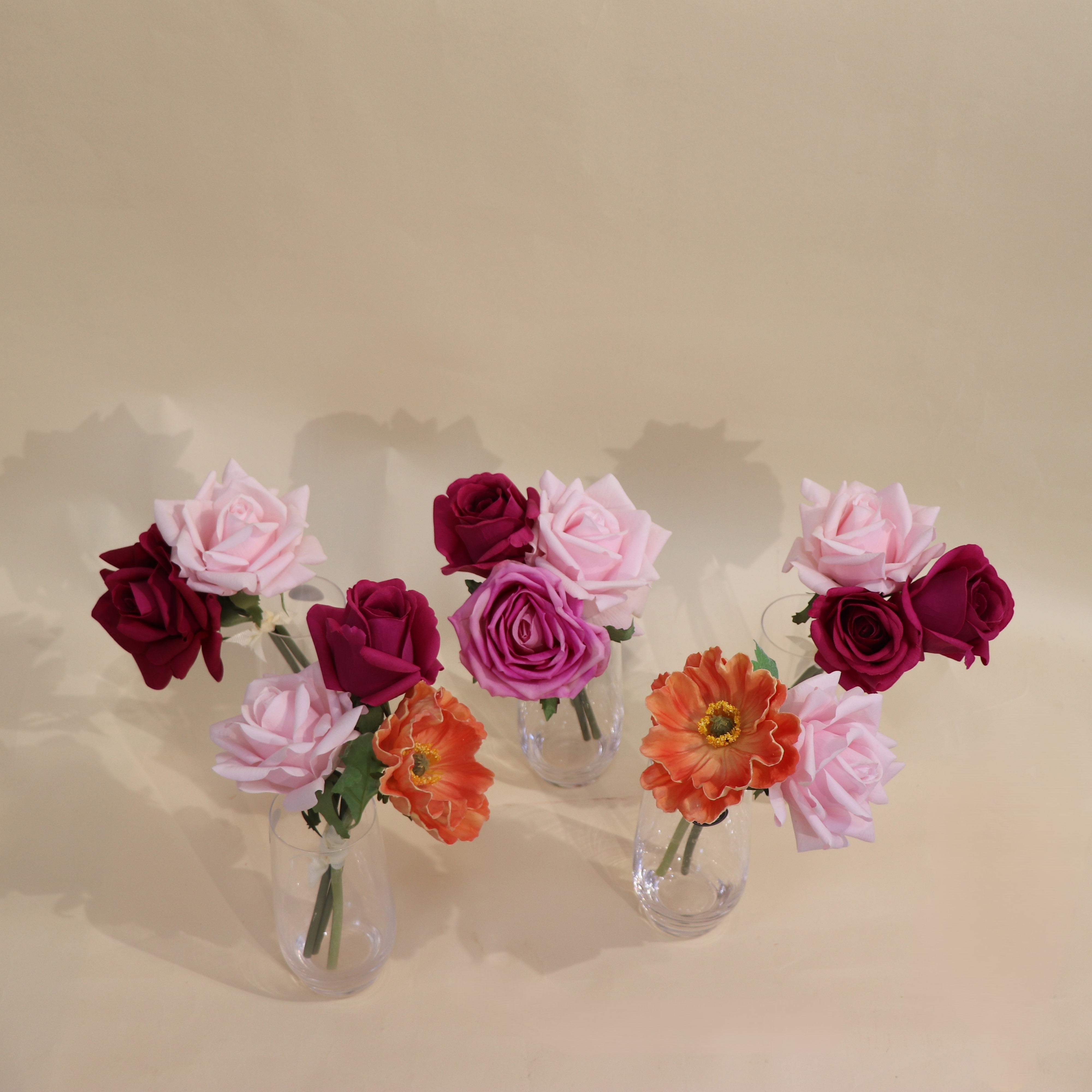 Pink and Orange Assortment - Vase Flowers