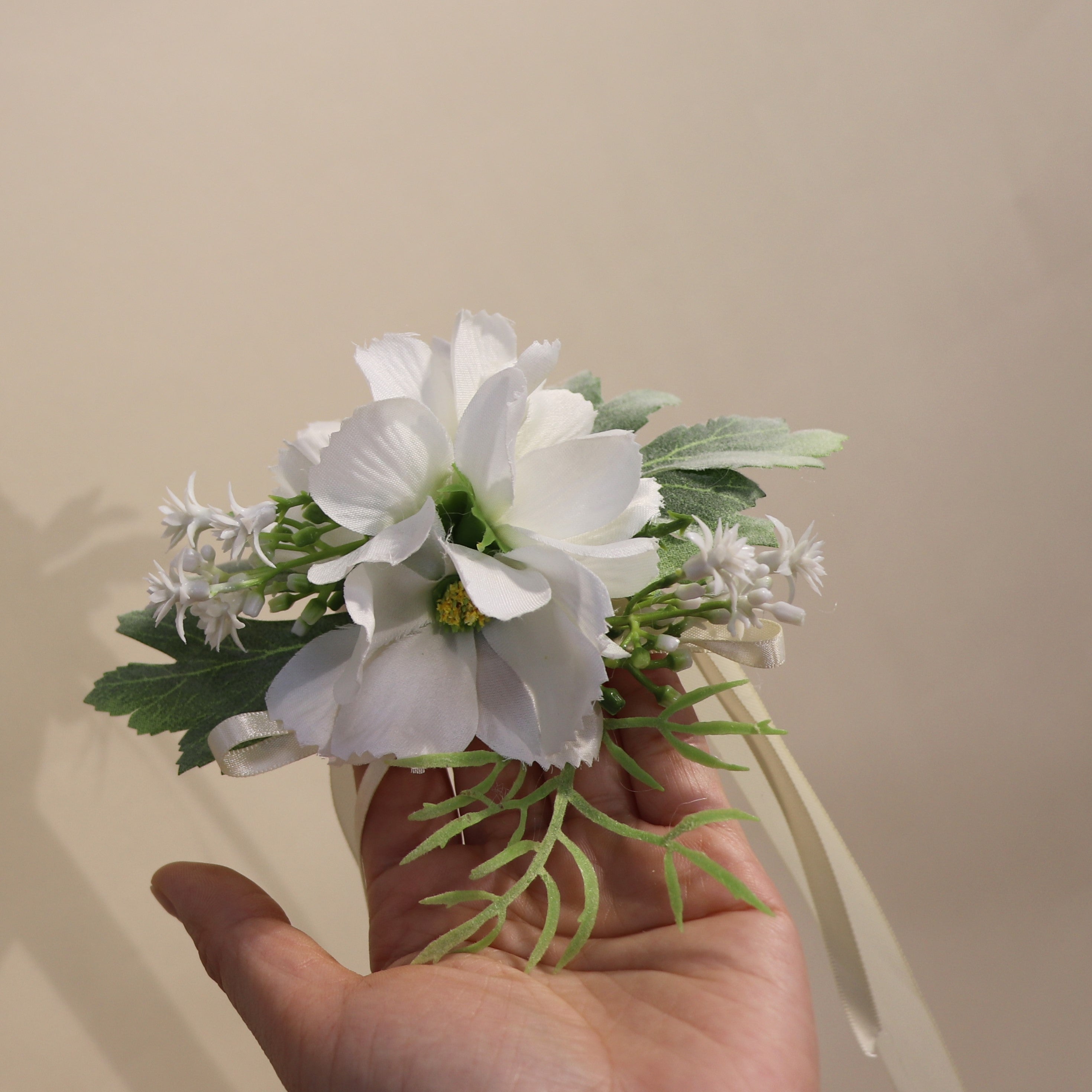 Mix & Match (White) - Buttonhole & Corsage