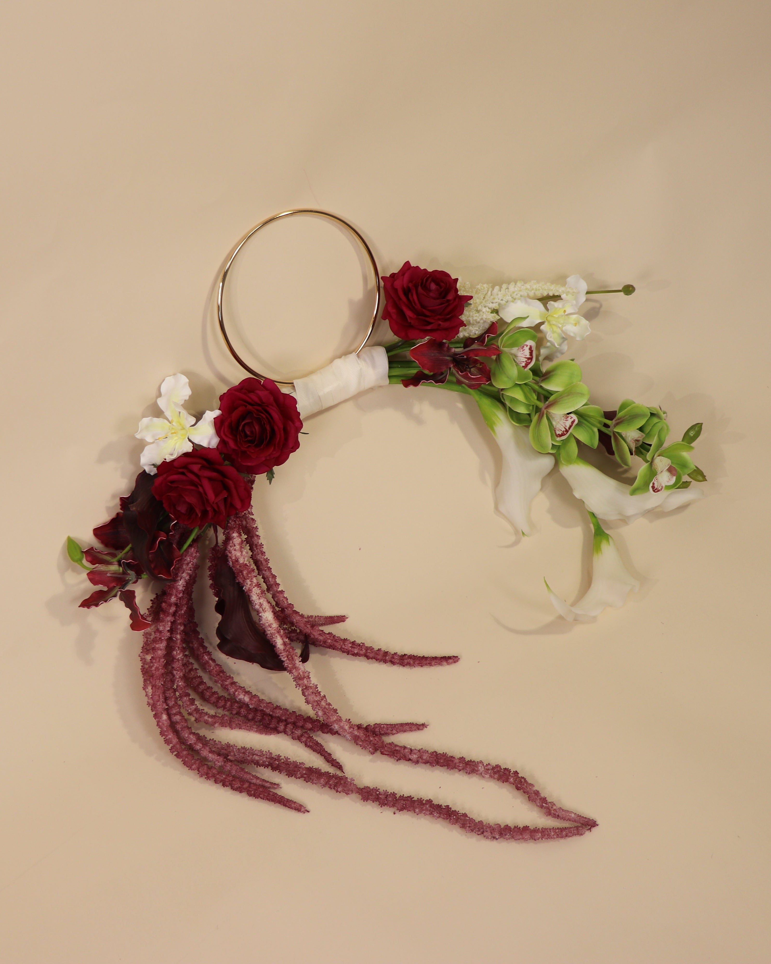 Burgundy Desire - Hoop Bouquet