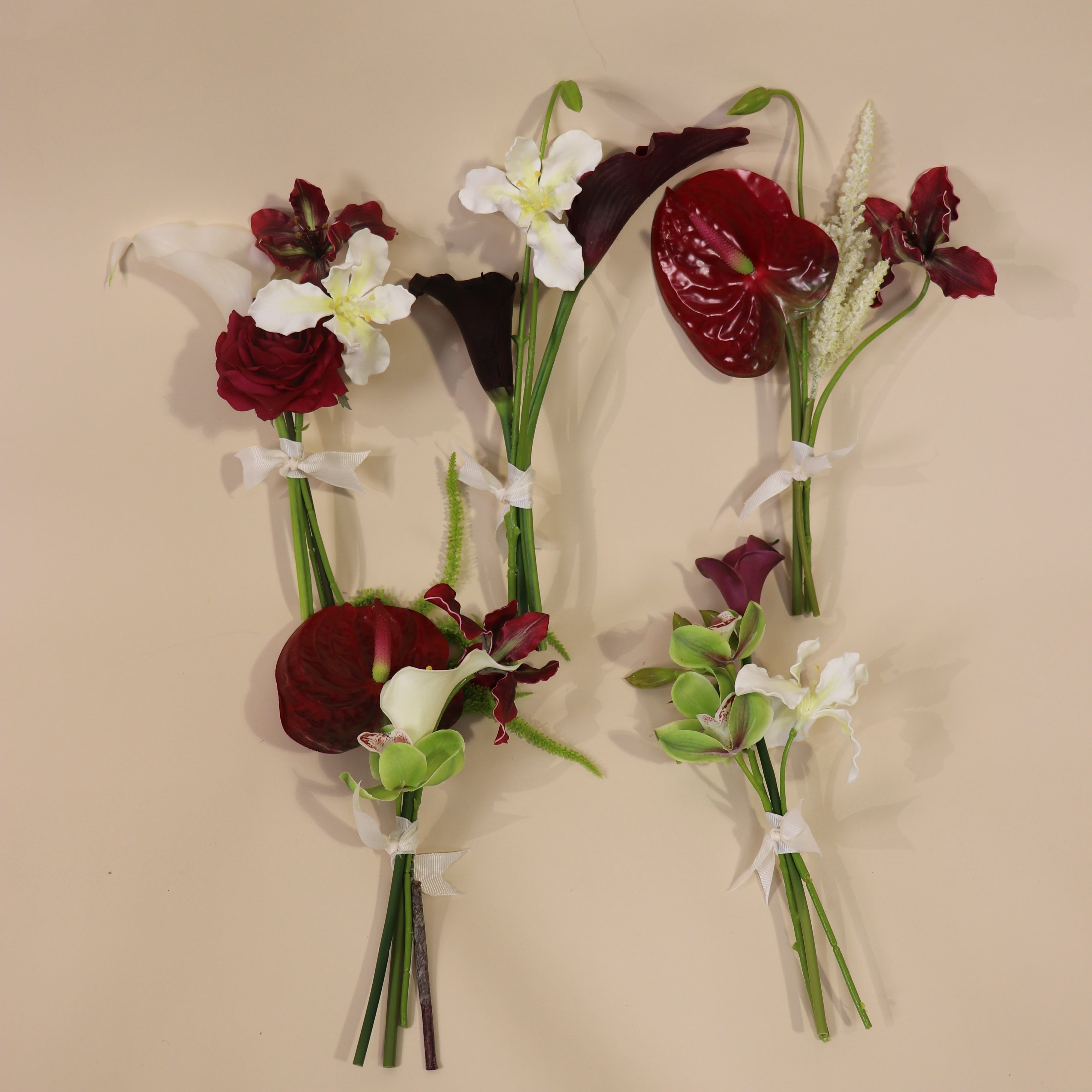 Burgundy Desire - Vase Flowers (5 options)
