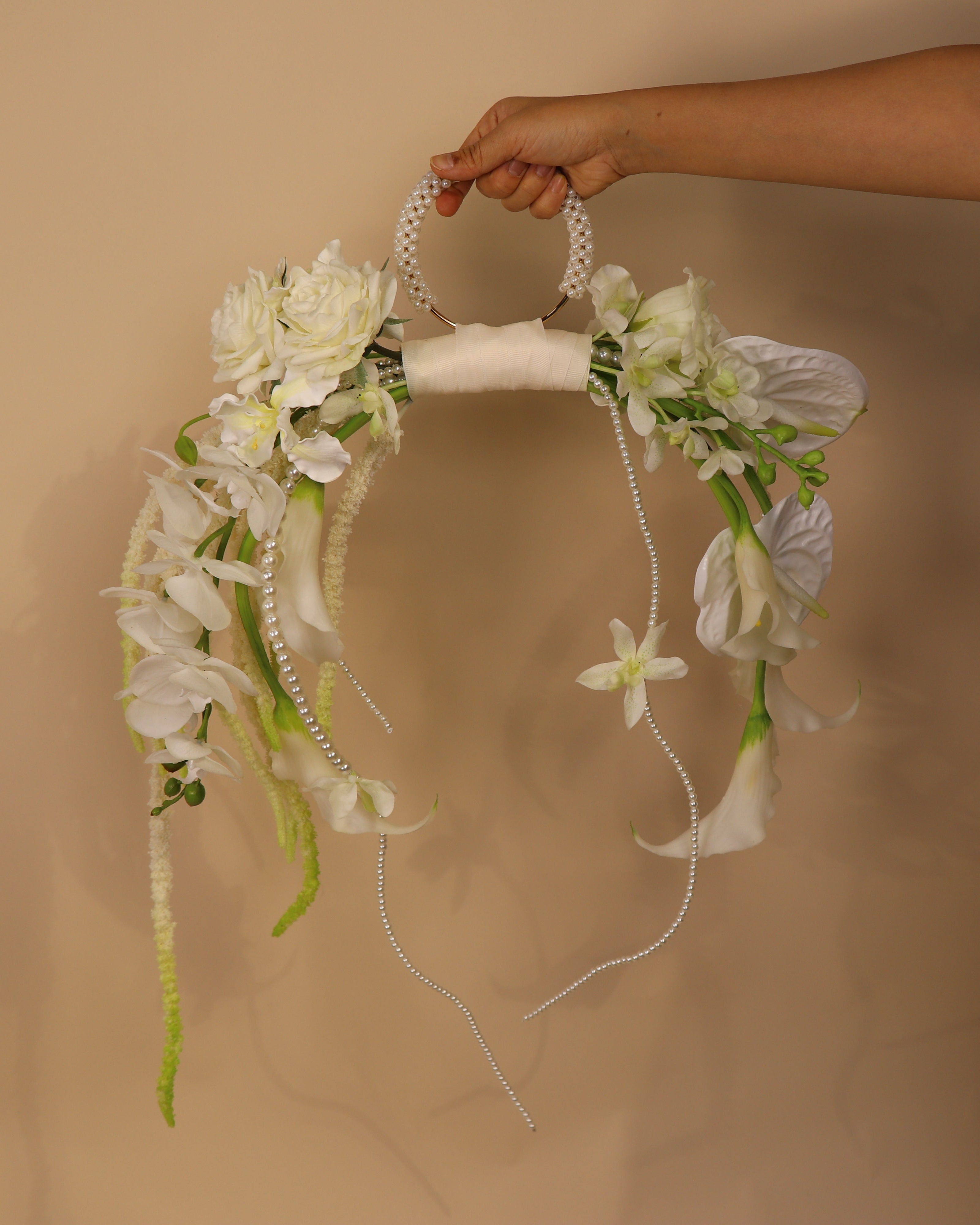 Pearl Allure - Handbag Bridal Bouquet