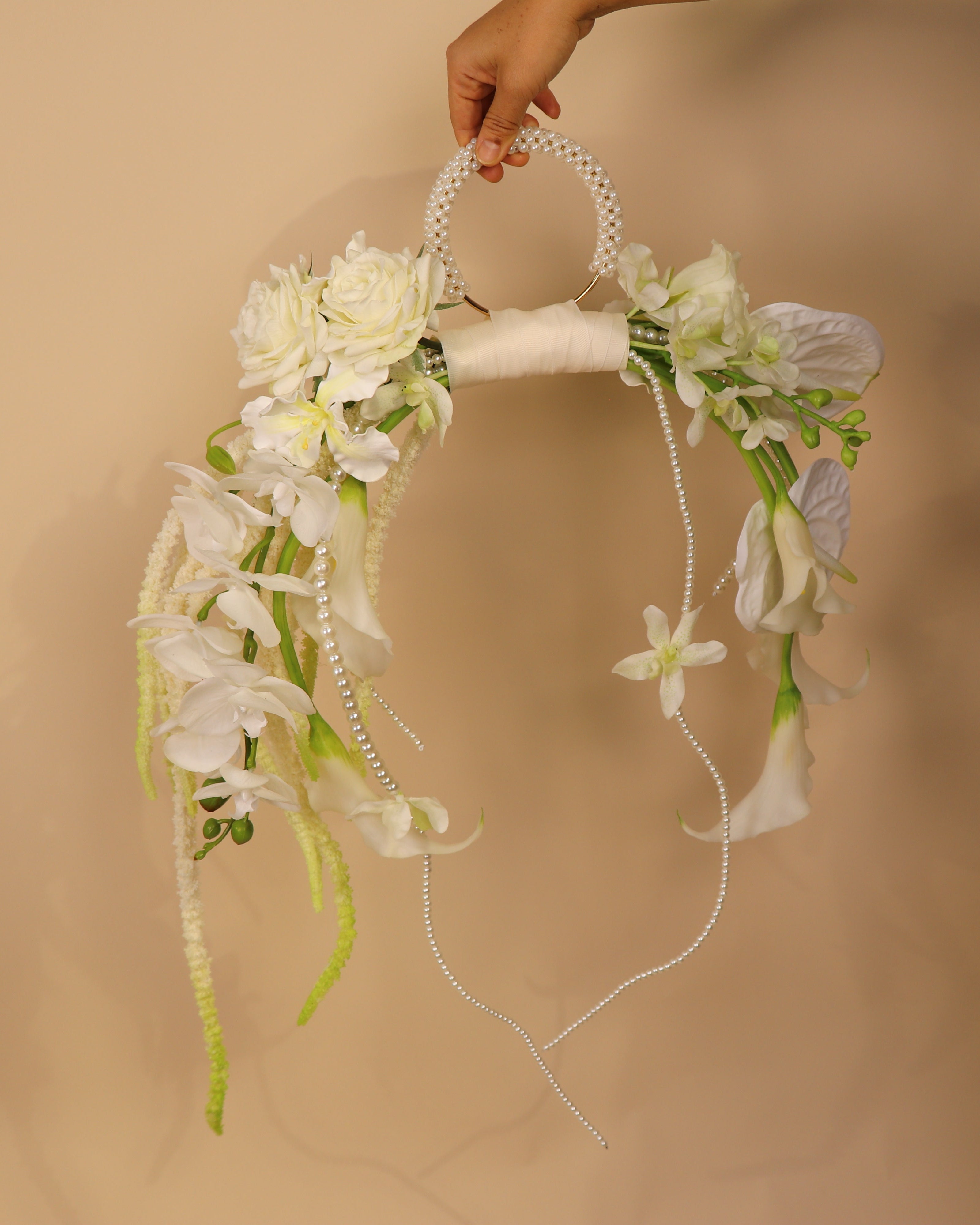 Pearl Allure - Handbag Bridal Bouquet