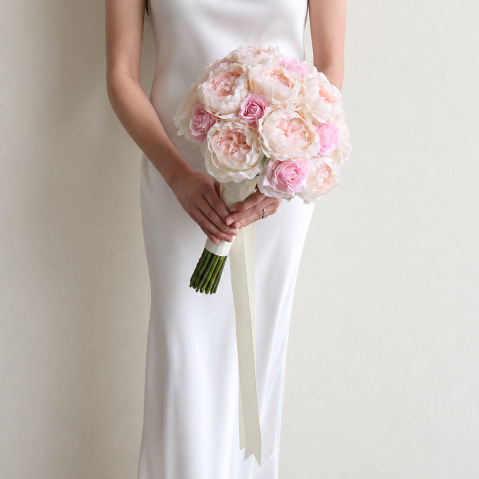 Pink peony bouquet