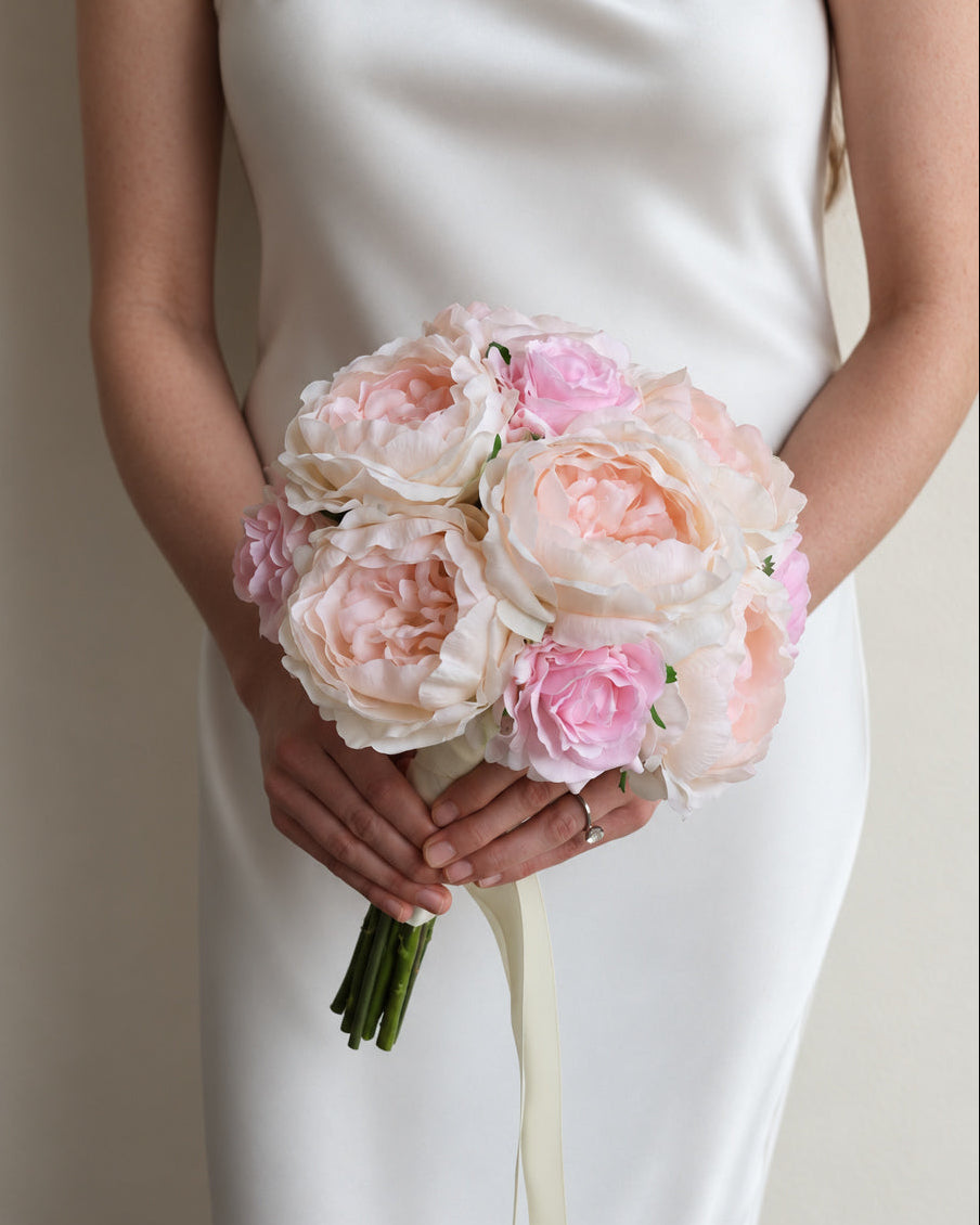 Pink peony bouquet