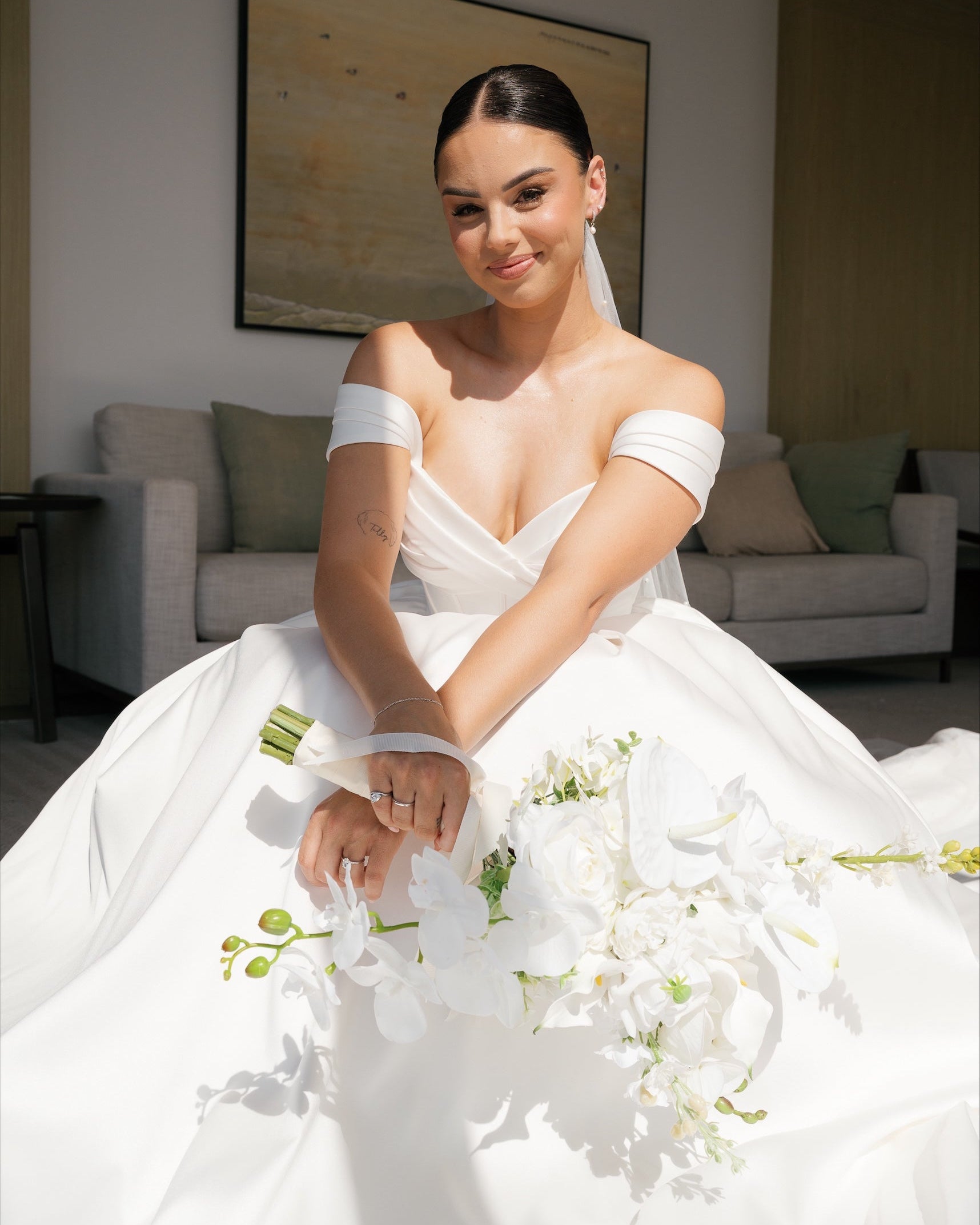 White Collection - Editorial Bridal Bouquet